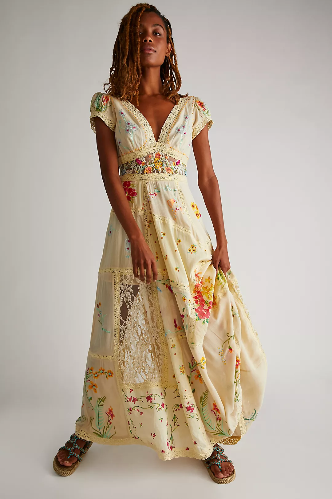 Freepeople Hibiscus Heaven Maxi Dress