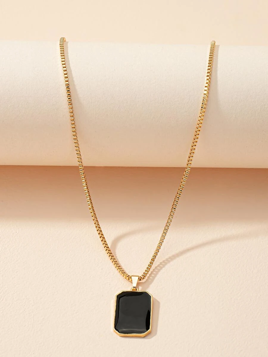 Geometric Charm Necklace