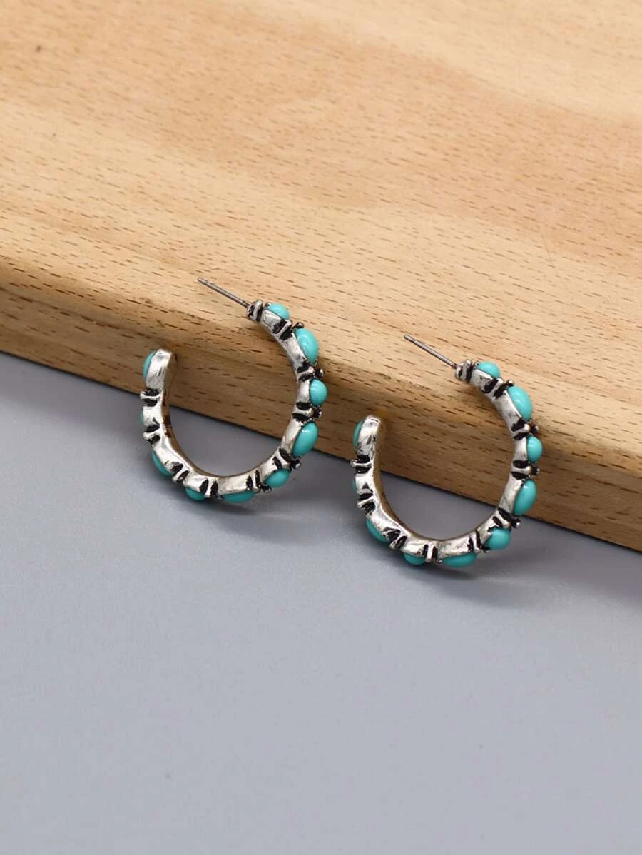 Vintage Cuff Hoop Earrings