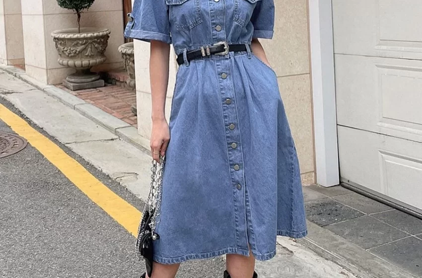  Denim Dress For Women Is Never Out Of Time