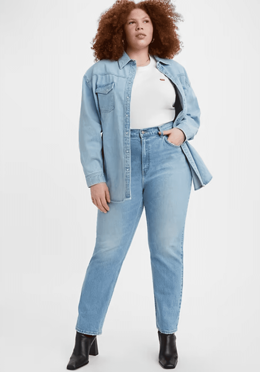 70S HIGH SLIM STRAIGHT WOMEN'S JEANS (PLUS SIZE) Levi's