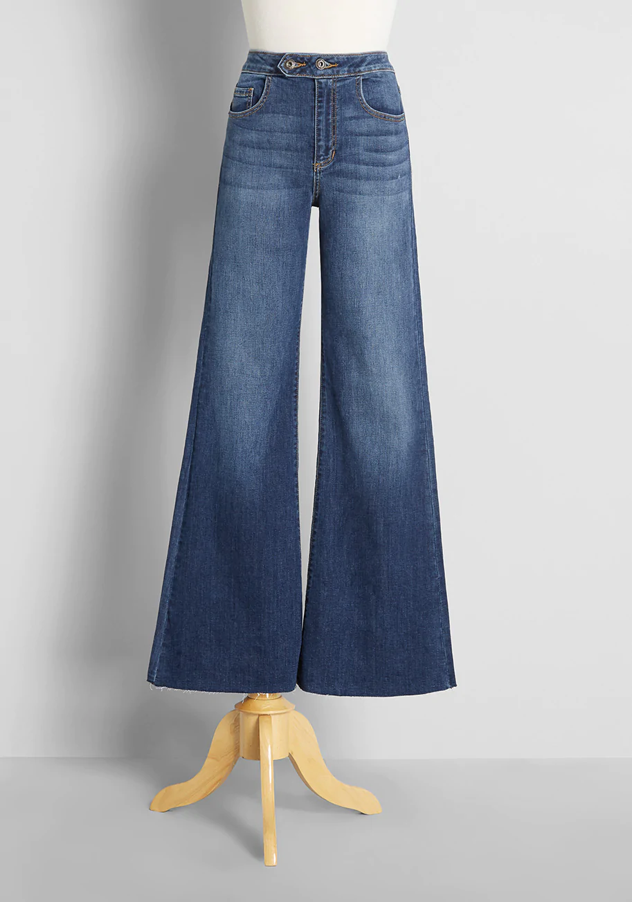 Feeling Elevated Wide-Leg Jeans Modcloth