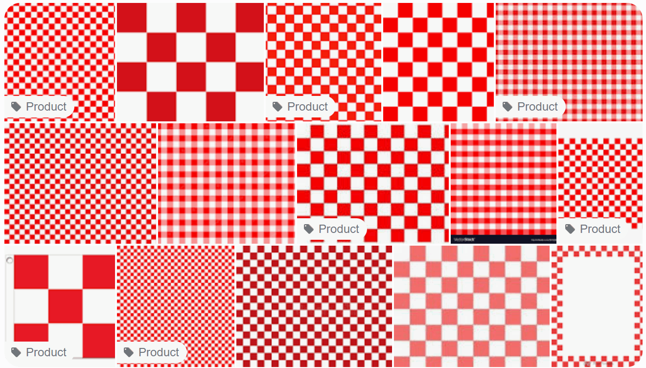 Red and White checkered