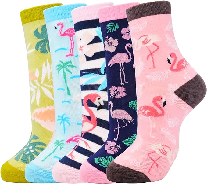 Moyel Socks Women, 5 Pairs of Funny Cute Socks Gifts for Women Amazon