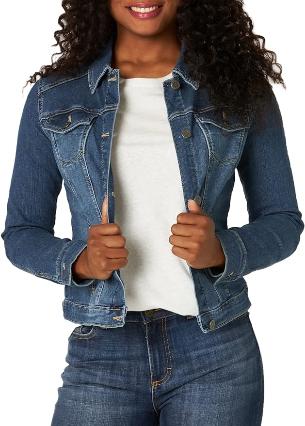 Riders by Lee Indigo Women's Denim Jacket Amazon