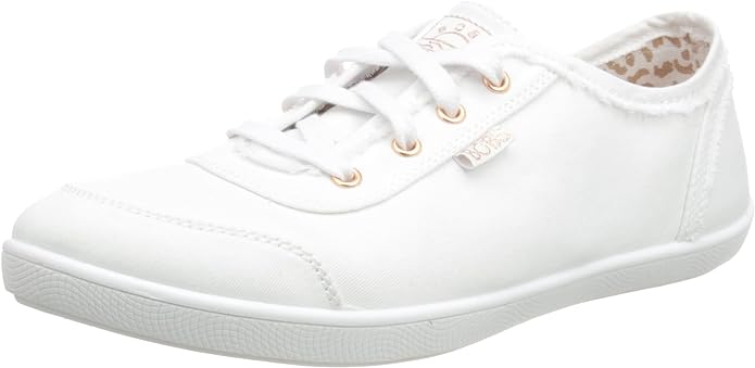 Skechers Womens Bobs B Cute Sneaker White Amazon