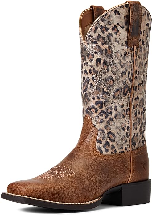 Ariat Women’s Round Up Wide Square Toe Western Boot from Amazon