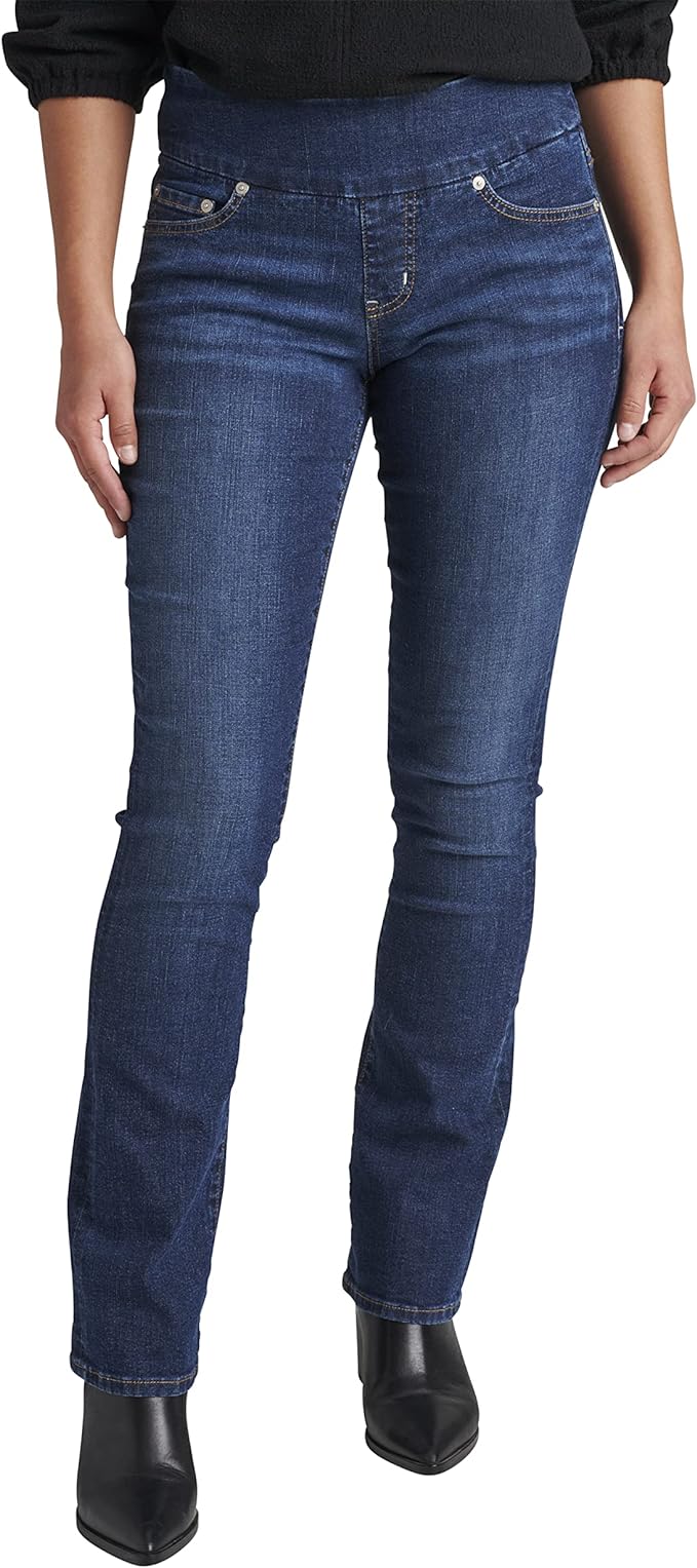 Jag Jeans Women’s Paley Mid Rise Bootcut Pull-on Jeans from Amazon
