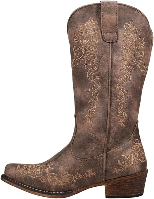 ROPER Women’s Riley Scroll Boot (color brown) from Amazon
