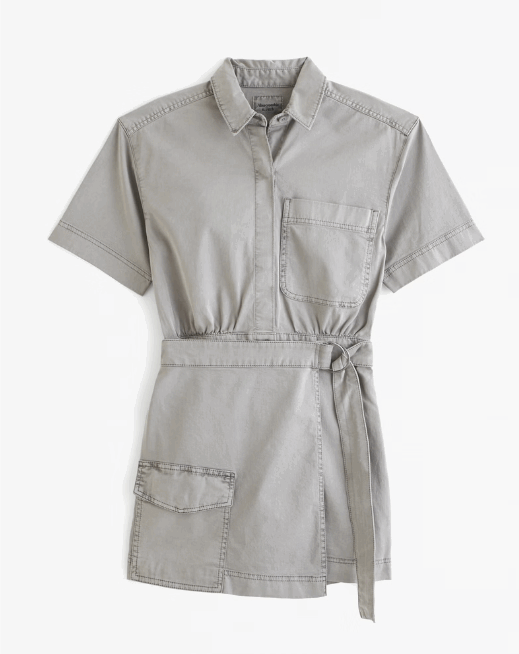 Utility Wrap Mini Dress from Abercrombie & Fitch