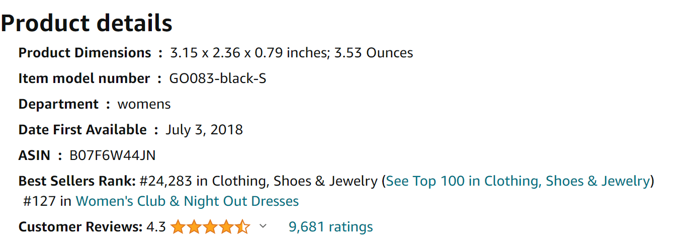 GOBLES Women's Casual Summer Sleeveless Mini Sexy Bodycon Tank Club Dress from Amazon Reviews (screenshot taken on 2024-1-29)