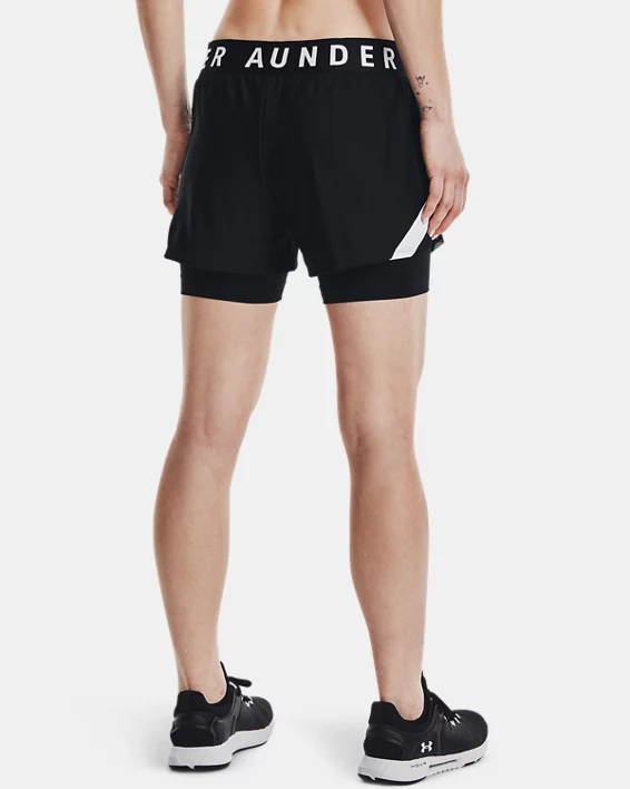 Under Armour Women's UA Play Up 2-in-1 Shorts back side