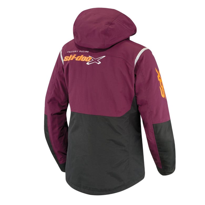 Women's Exodus X-Team Edition Jacket back side from Ski-doo-shop.brp.com