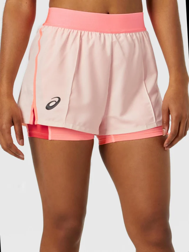 Asics Women's Spring Match Short front from Tennis-warehouse.com