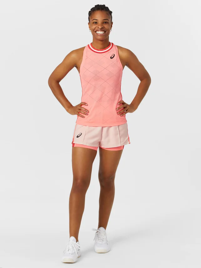 Model with Asics Women's Spring Match Short