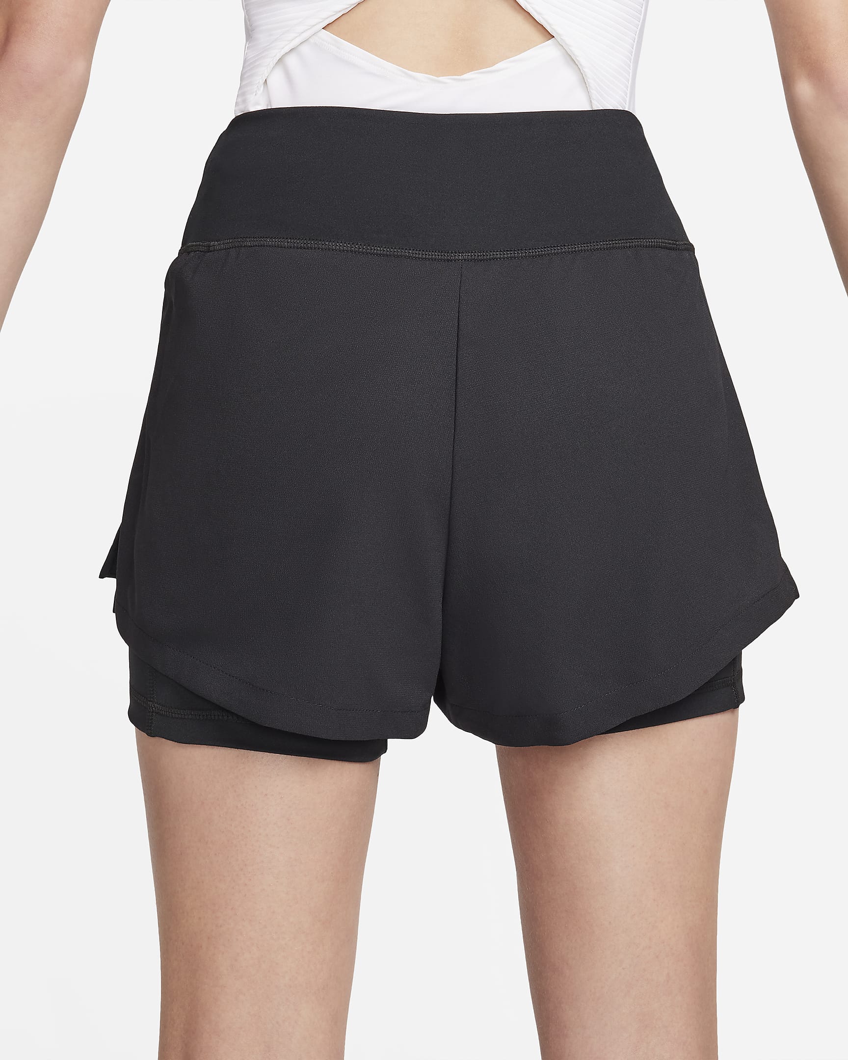 nikecourt advantage womens dri fit tennis shorts back size from Nike